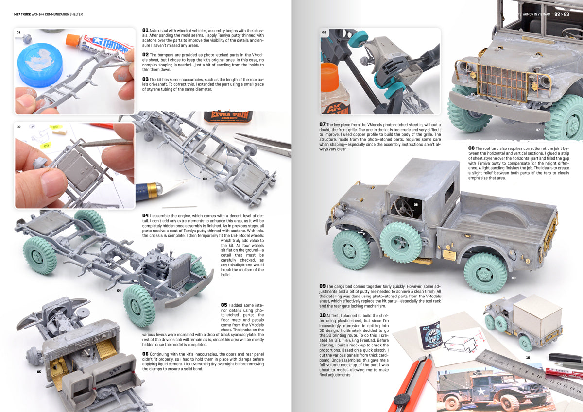 AK Interactive AK130029 English U.S. Armor in Vietnam Soft Cover Book