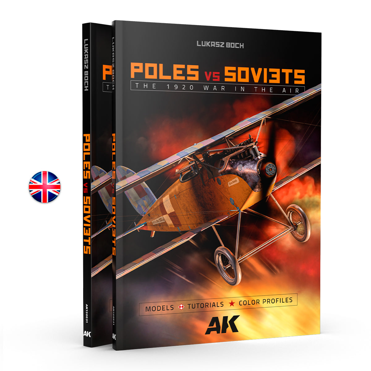 AK Interactive AK130031 Poles vs Soviets The 1920 War in the Air Soft Cover Book