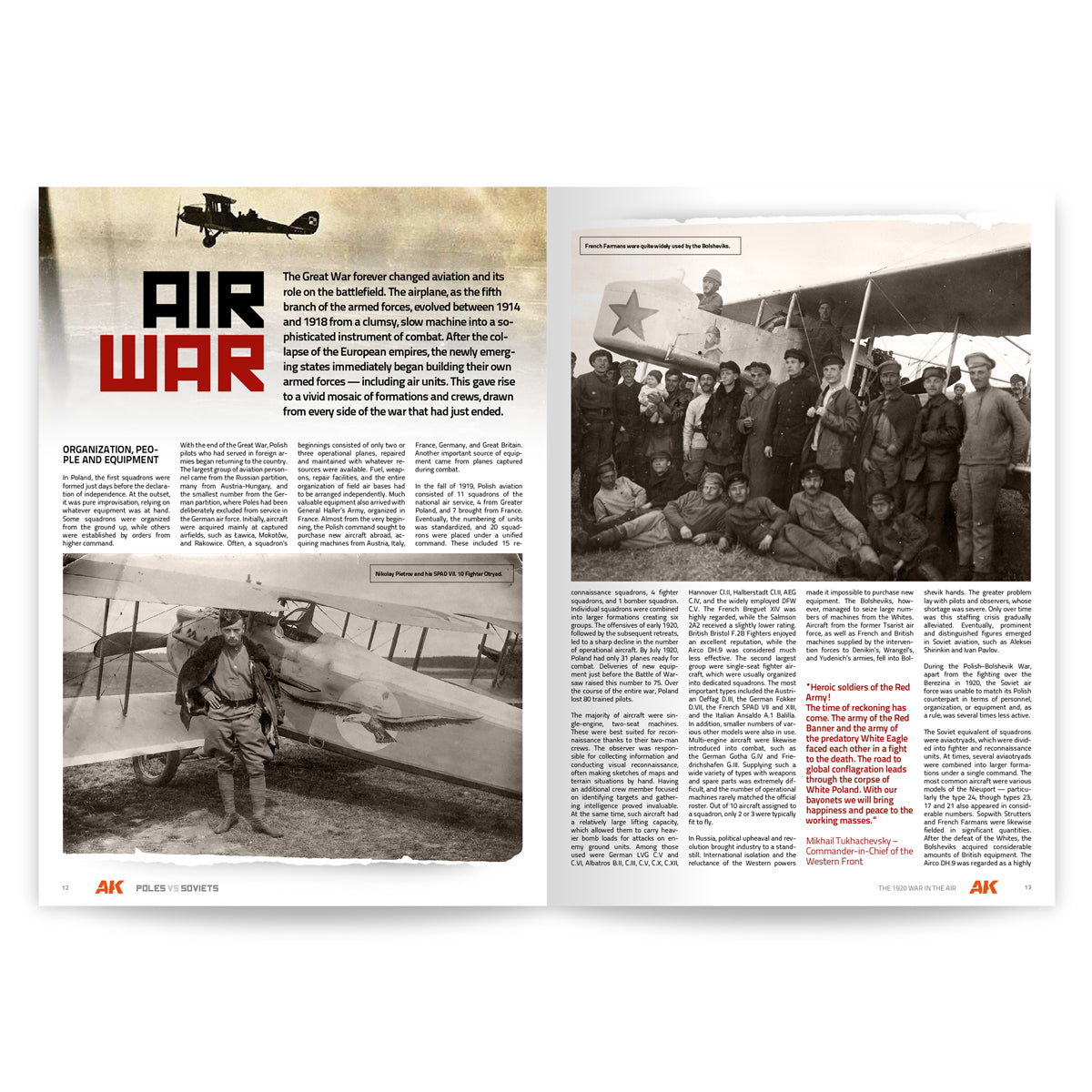 AK Interactive AK130031 Poles vs Soviets The 1920 War in the Air Soft Cover Book