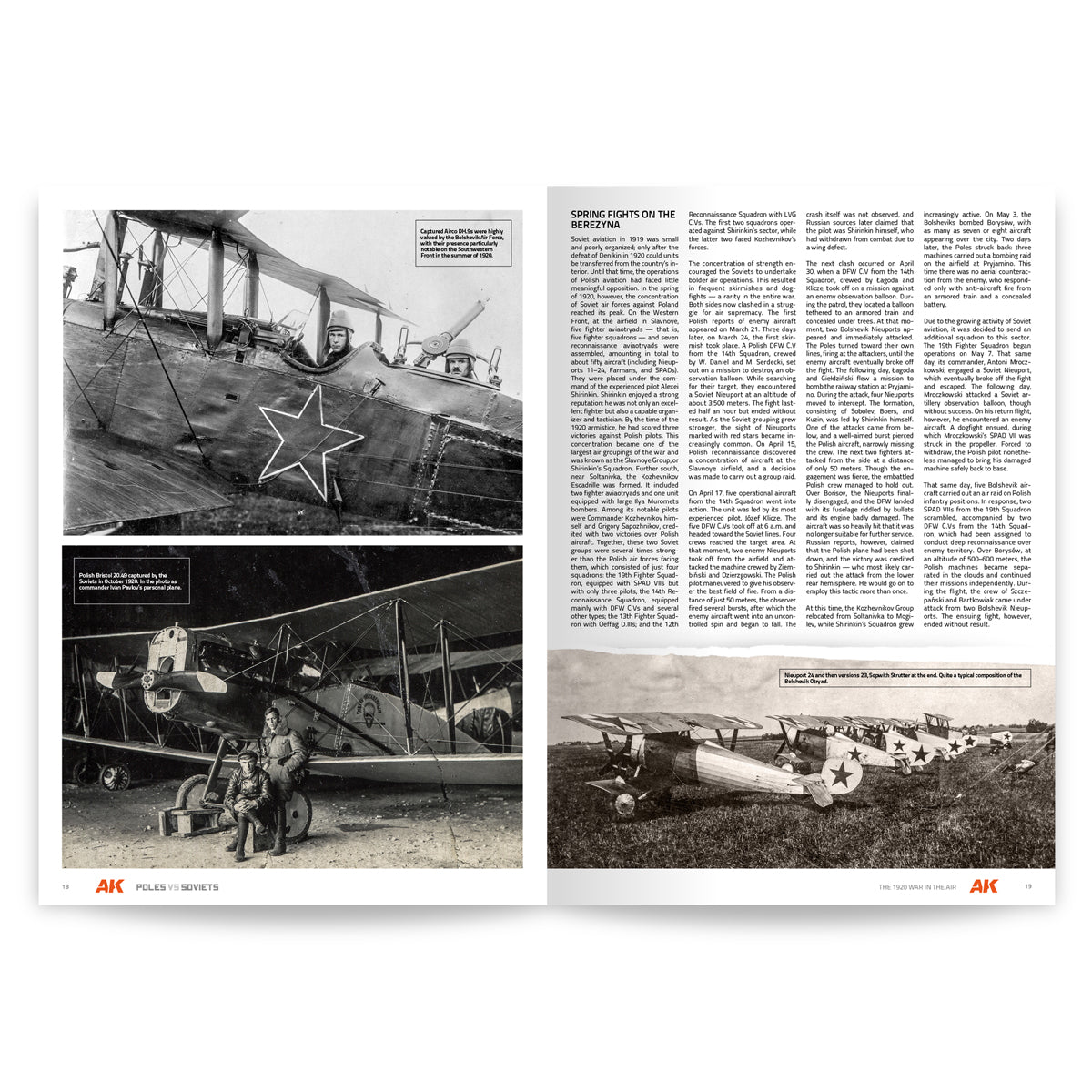 AK Interactive AK130031 Poles vs Soviets The 1920 War in the Air Soft Cover Book