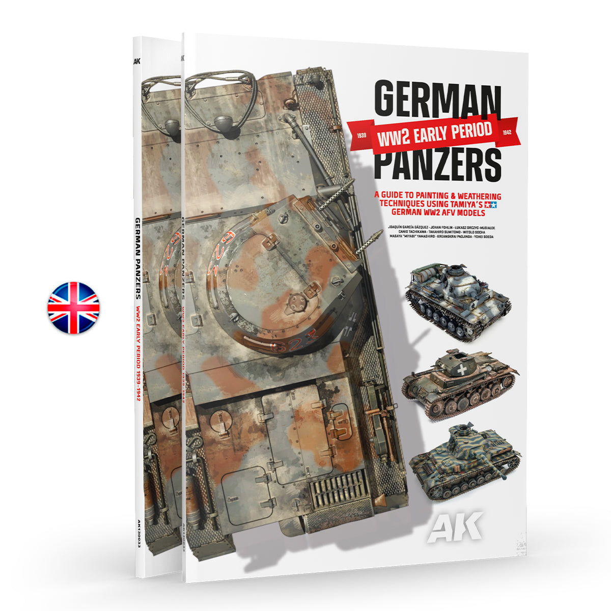 AK Interactive AK130033 German Panzers WW2 Early Period 1939-1942 SoftCover Book