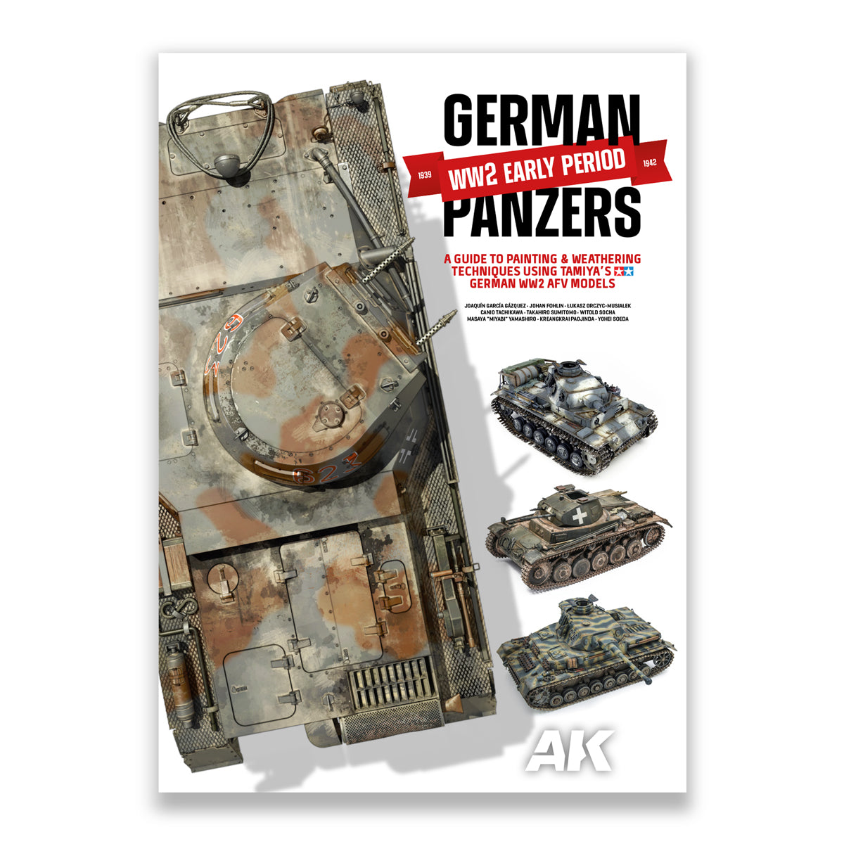 AK Interactive AK130033 German Panzers WW2 Early Period 1939-1942 SoftCover Book