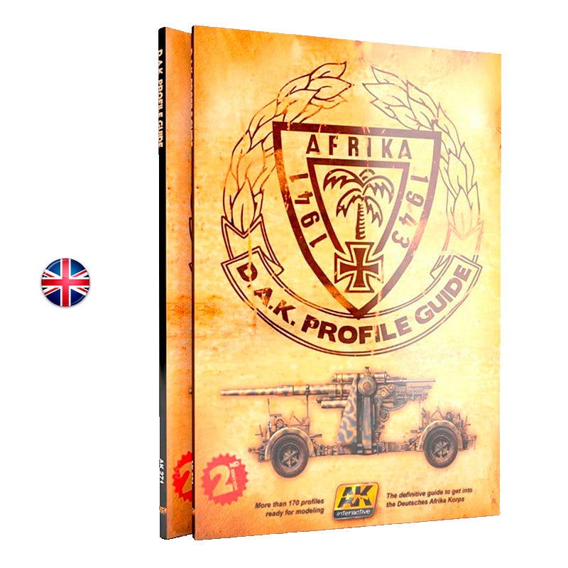 AK Interactive AK271 D.A.K. Profile Guide Soft Cover Book
