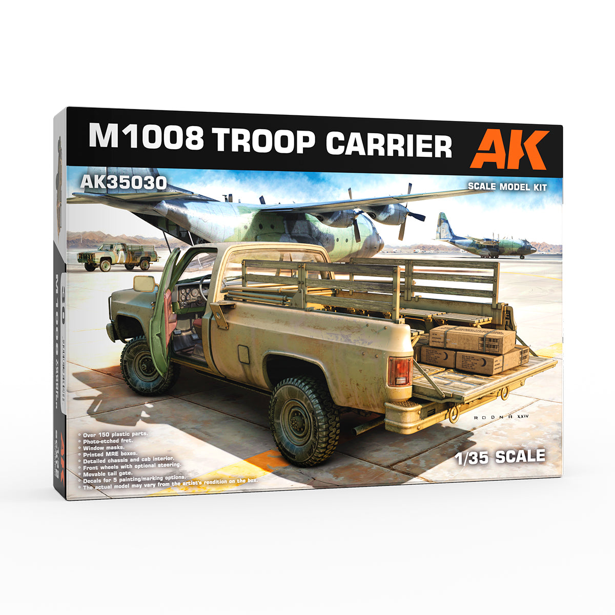 AK Interactive AK35030 1:35 M1008 Troop Carrier Plastic Model Kit