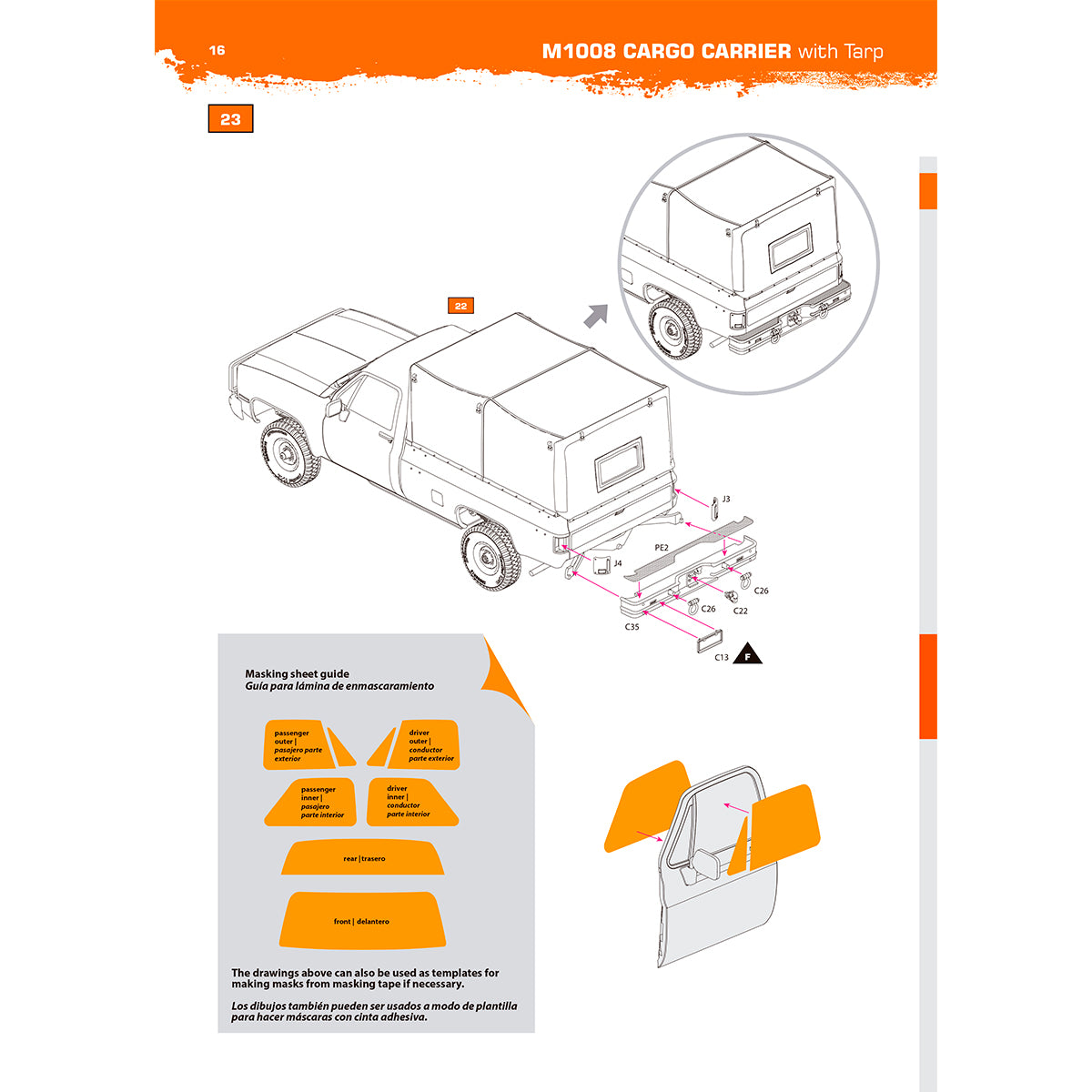 AK Interactive AK35031 1:35 M1008 Troop Carrier with Tarp Plastic Model Kit