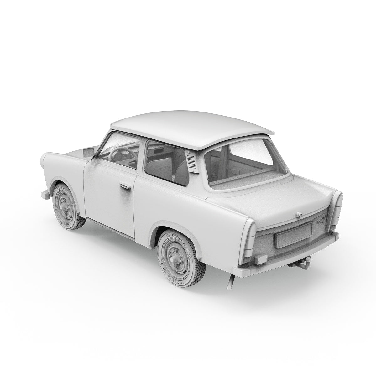 AK Interactive AK35034 1:35 Trabi 601 S Rallye Plastic Model Kit