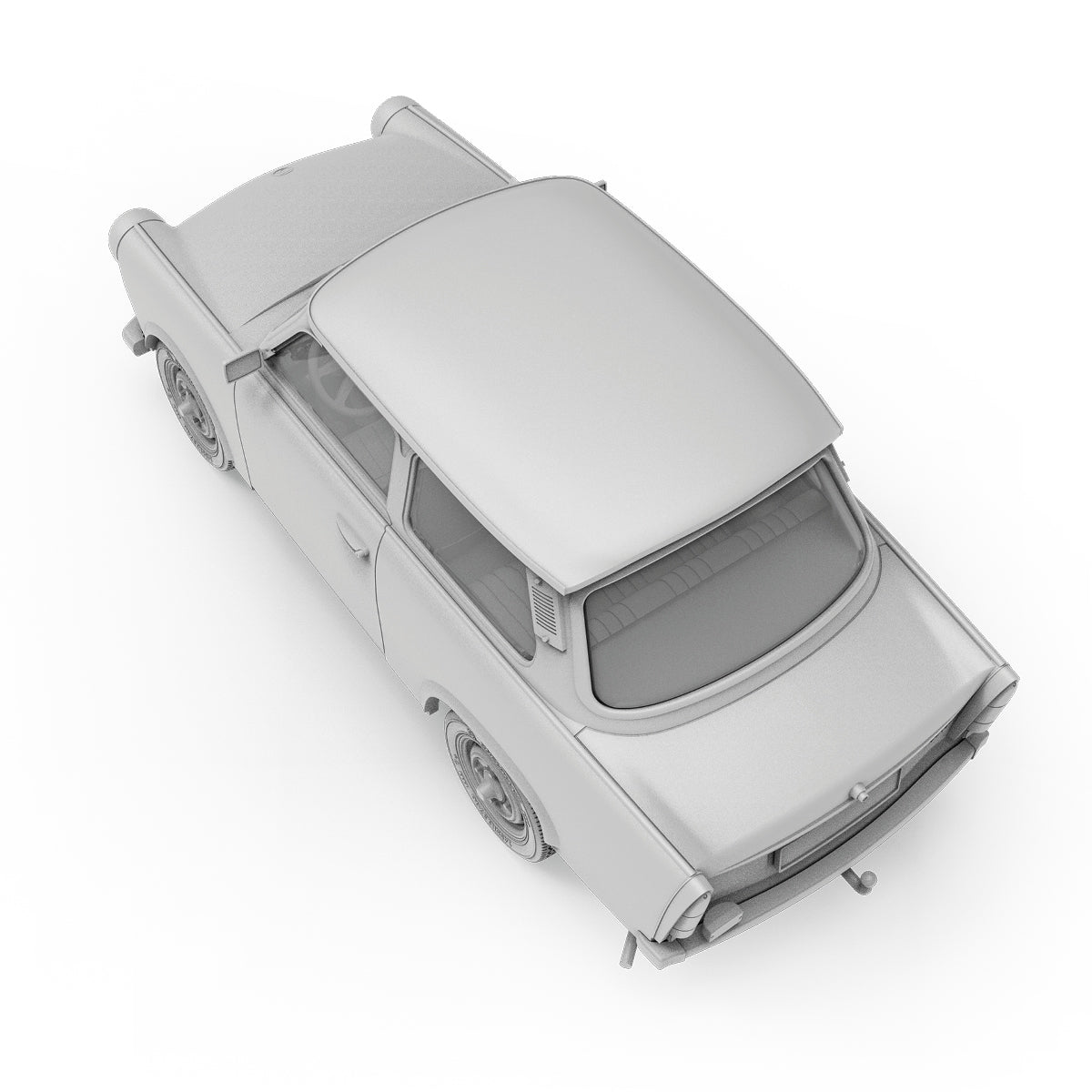 AK Interactive AK35034 1:35 Trabi 601 S Rallye Plastic Model Kit