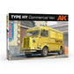 AK Interactive AK35035 1:35 Type HY Commercial Van Plastic Model Kit