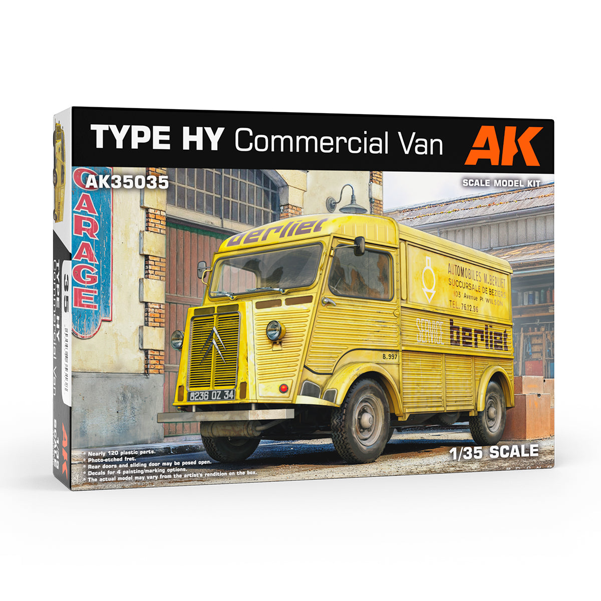 AK Interactive AK35035 1:35 Type HY Commercial Van Plastic Model Kit