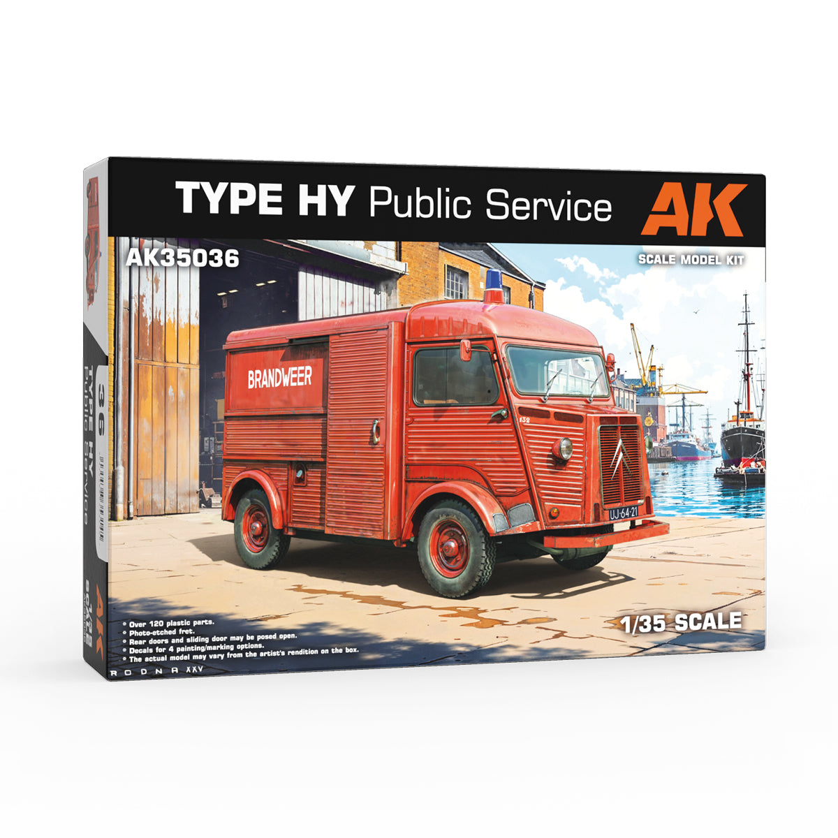 AK Interactive AK35036 1:35 Type HY Public Service Plastic Model Kit