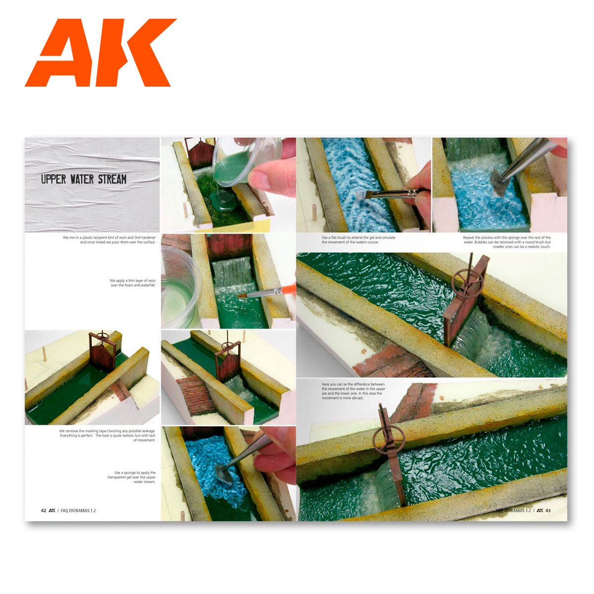 AK Interactive AK8051 Dioramas F.A.Q 1.2 Extension - Water, Ice and Snow Book