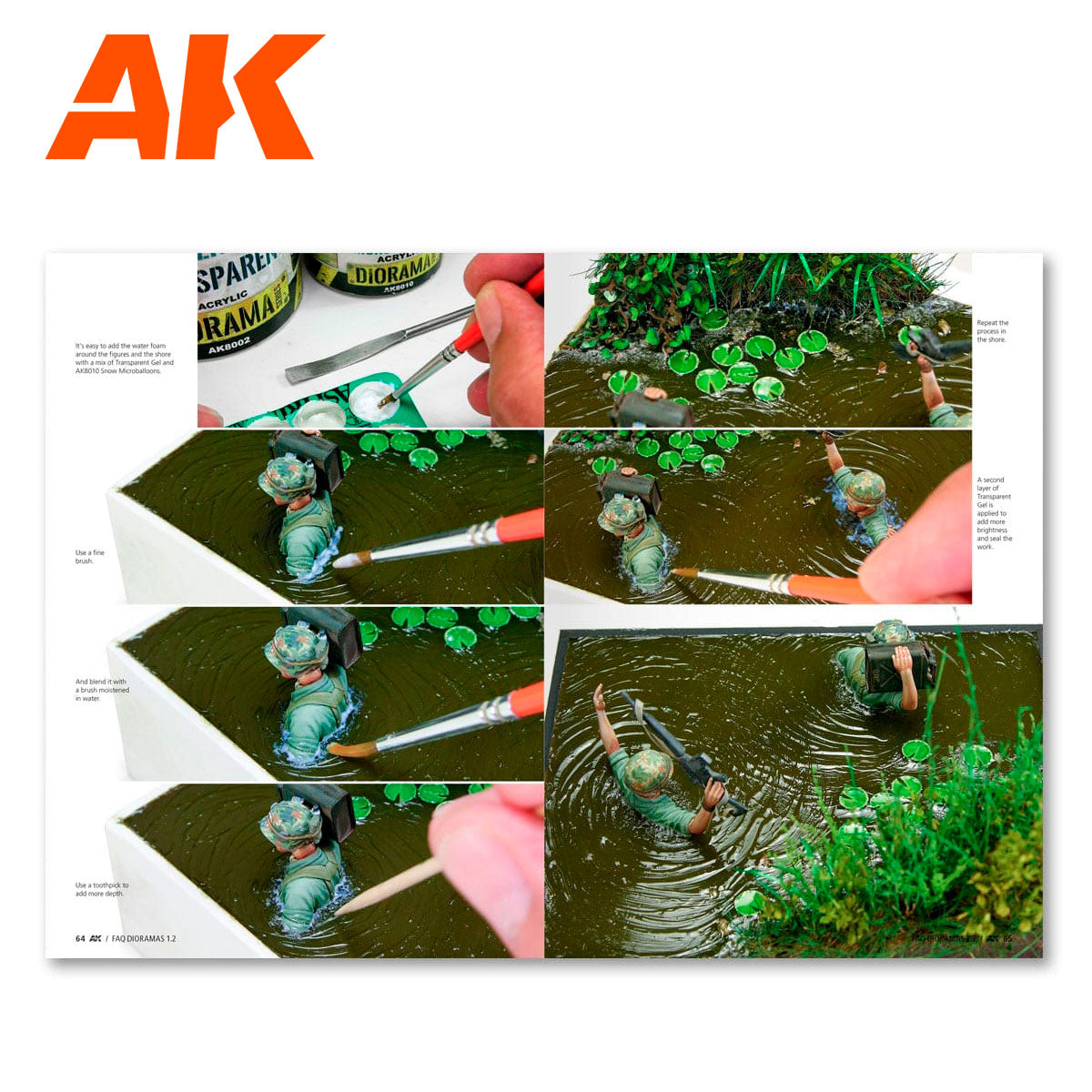 AK Interactive AK8051 Dioramas F.A.Q 1.2 Extension - Water, Ice and Snow Book