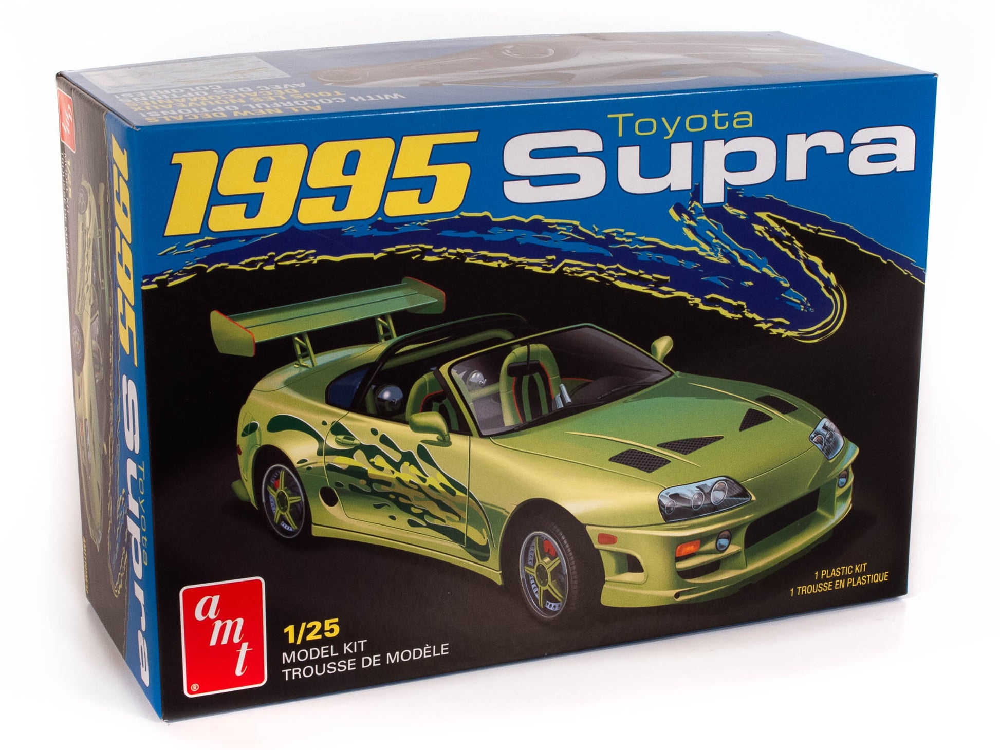 AMT 1101 1:25 1995 Toyota Supra Turbo Car Plastic Model Kit