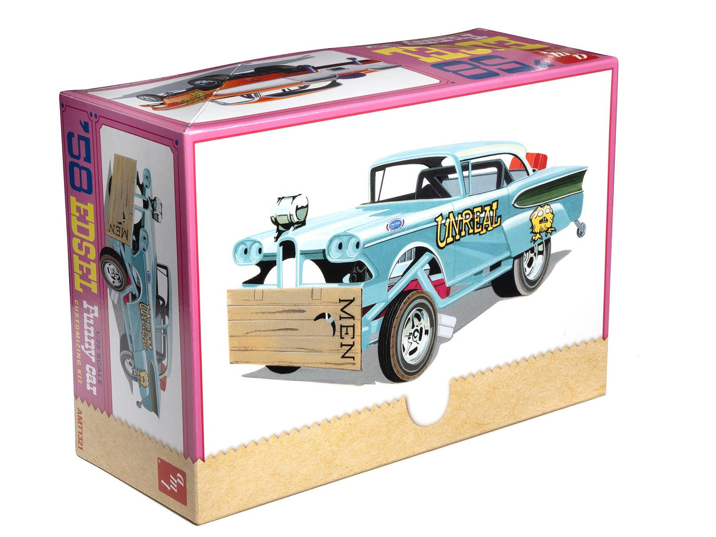 AMT 1321 1:25 Unreal 1958 Edsel AWB Funny Car Plastic Model Kit