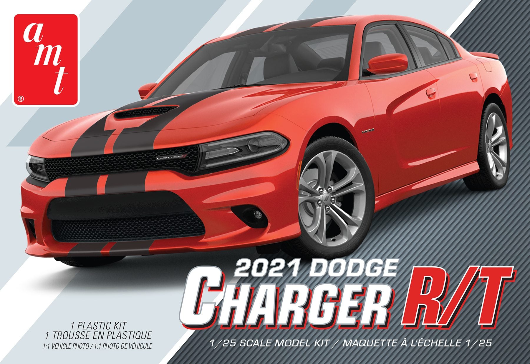 AMT 1323 1:25 2021 Dodge Charger RT Plastic Model Kit