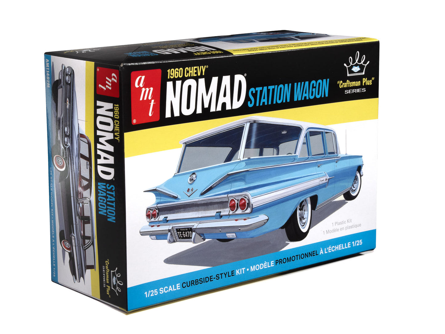 AMT 1402 1:25 Craftsman Plus 1960 Chevrolet Nomad Station Wagon Model Kit