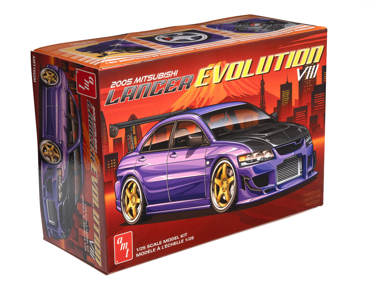 AMT 1552M 1:25 2005 Mitsubishi Lancer Evo Plastic Model Kit