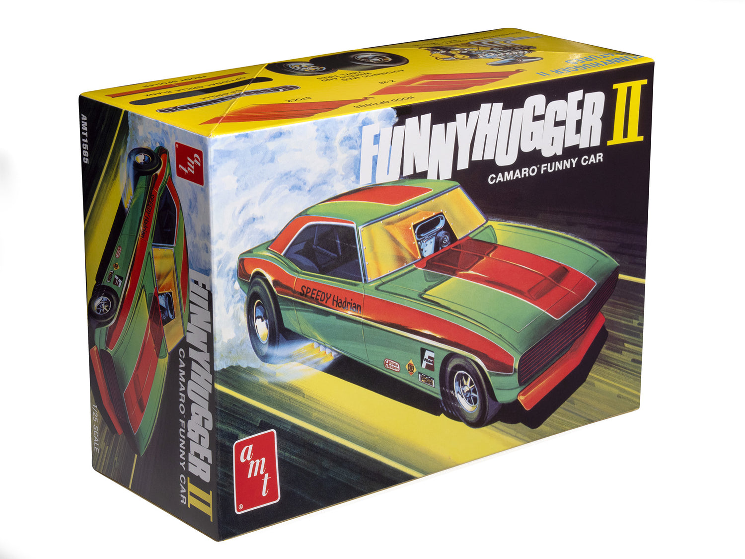AMT 1565 1:25 Funny Hugger II Chevy Camaro Funny Car Plastic Model Kit