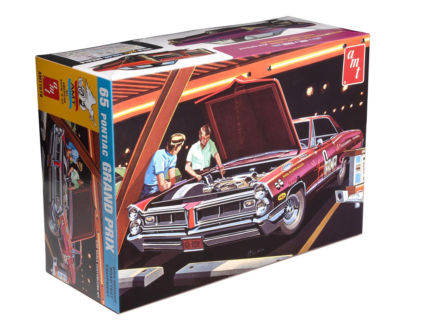AMT 1565 1:25 Funny Hugger II Chevy Camaro Funny Car Plastic Model Kit