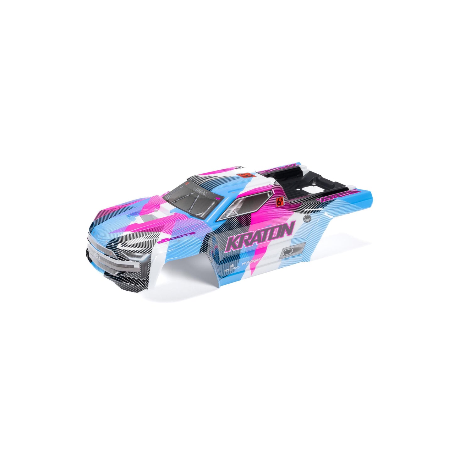 ARRMA ARA-1518 1:8 KRATON 6S BLX V6 Blue/Pink Painted Body with Decals