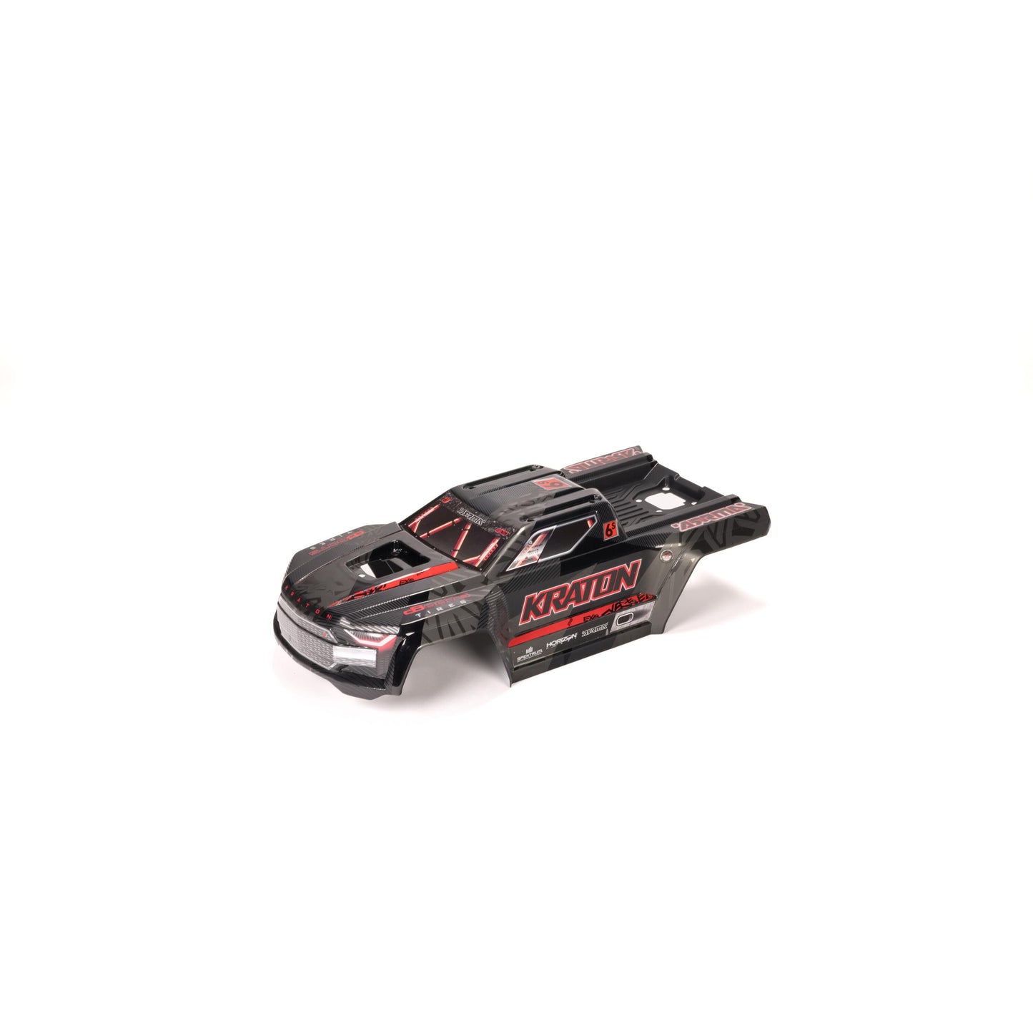 ARRMA ARA-1539 1:8 KRATON 6S EXB Black Painted Decaled Trimmed Body