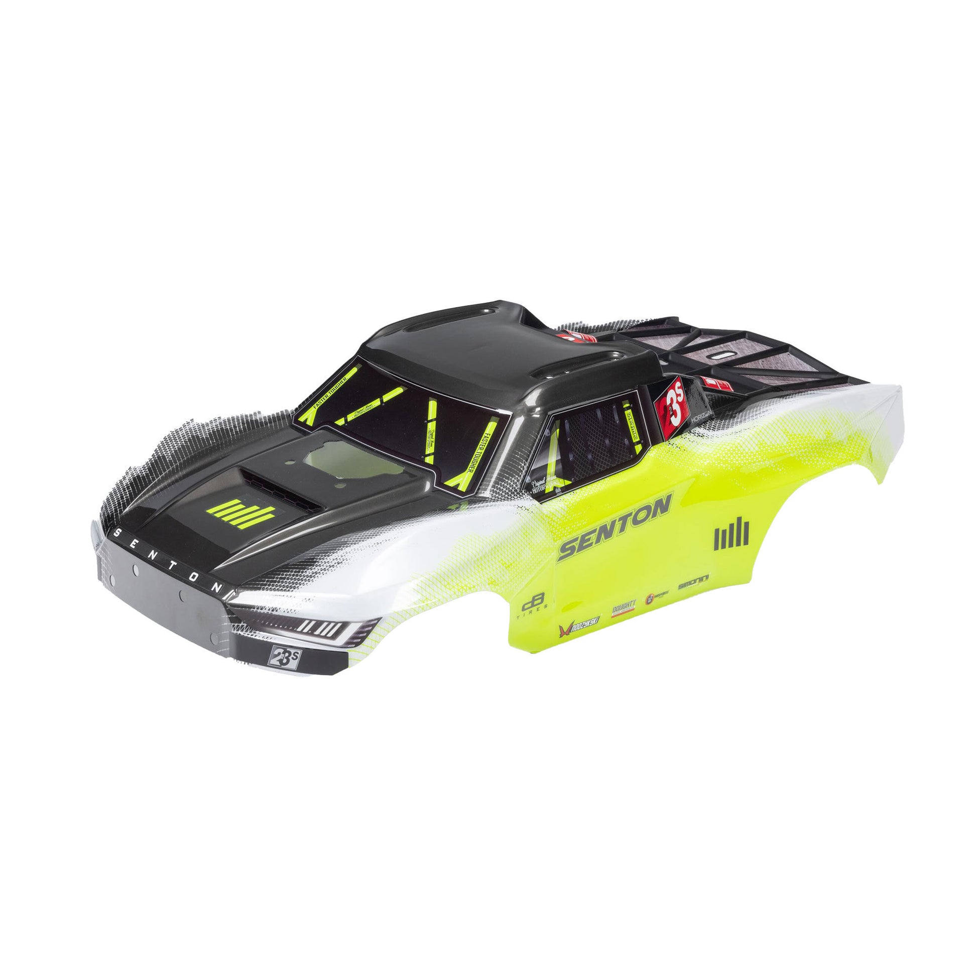 ARRMA ARA-1625 1:10 SENTON Clipless Yellow Painted Decaled Trimmed Body
