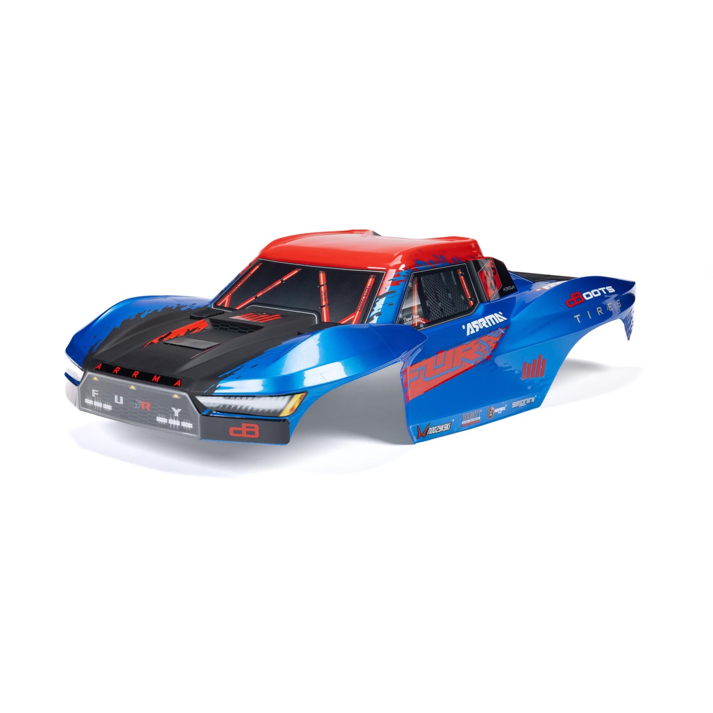 ARRMA ARA-2119 1:10 FURY Blue Painted Decaled Trimmed Body Set