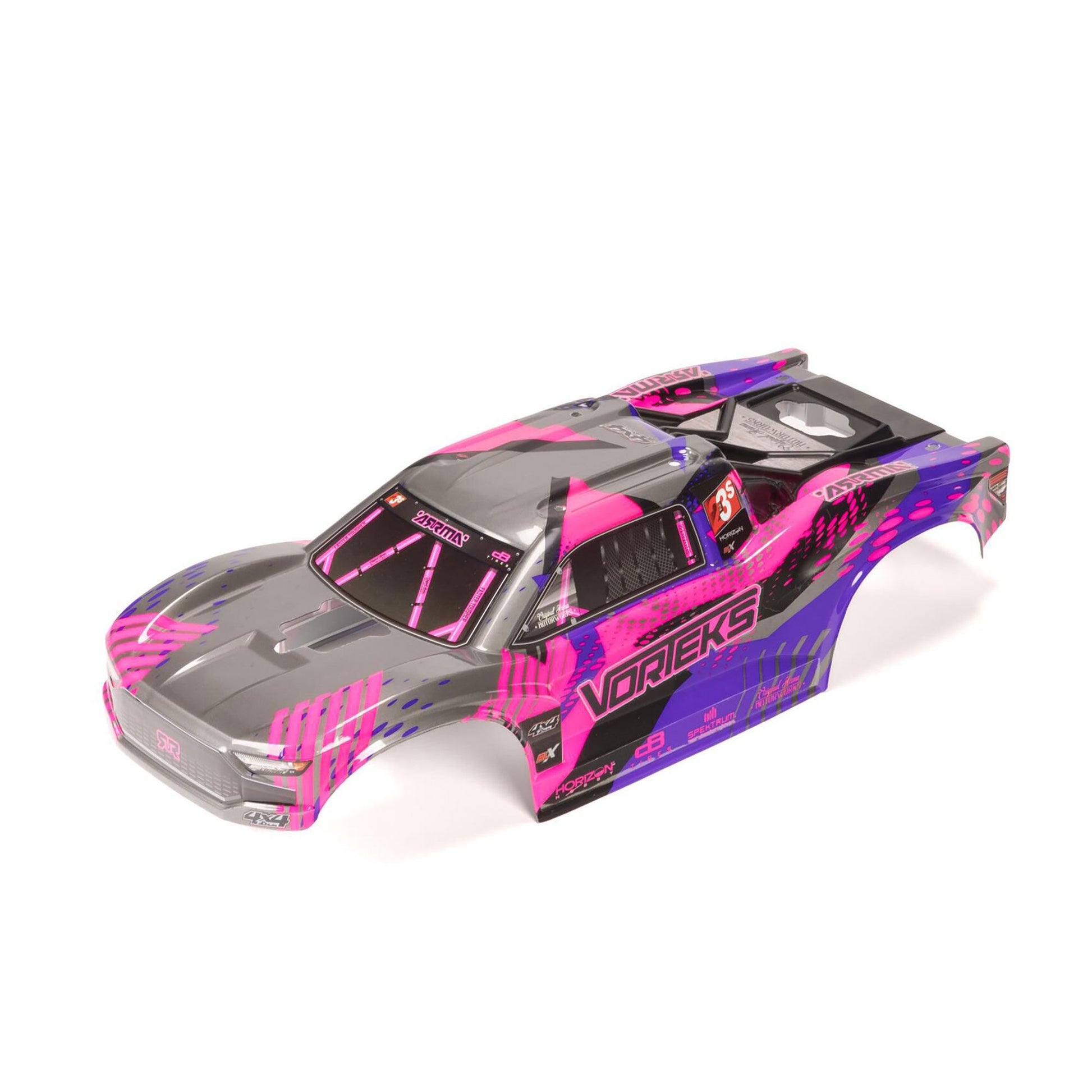 ARRMA ARA-2145 1:10 VORTEKS Clipless Purple Painted Decaled Body