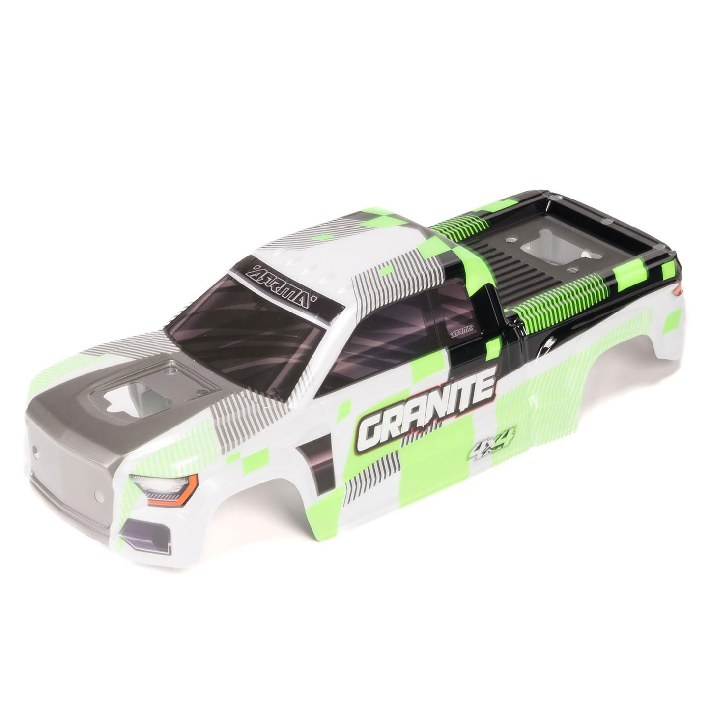 ARRMA ARA-2245 1:10 GRANITE 4X4 Clipless Green Painted Decaled Body