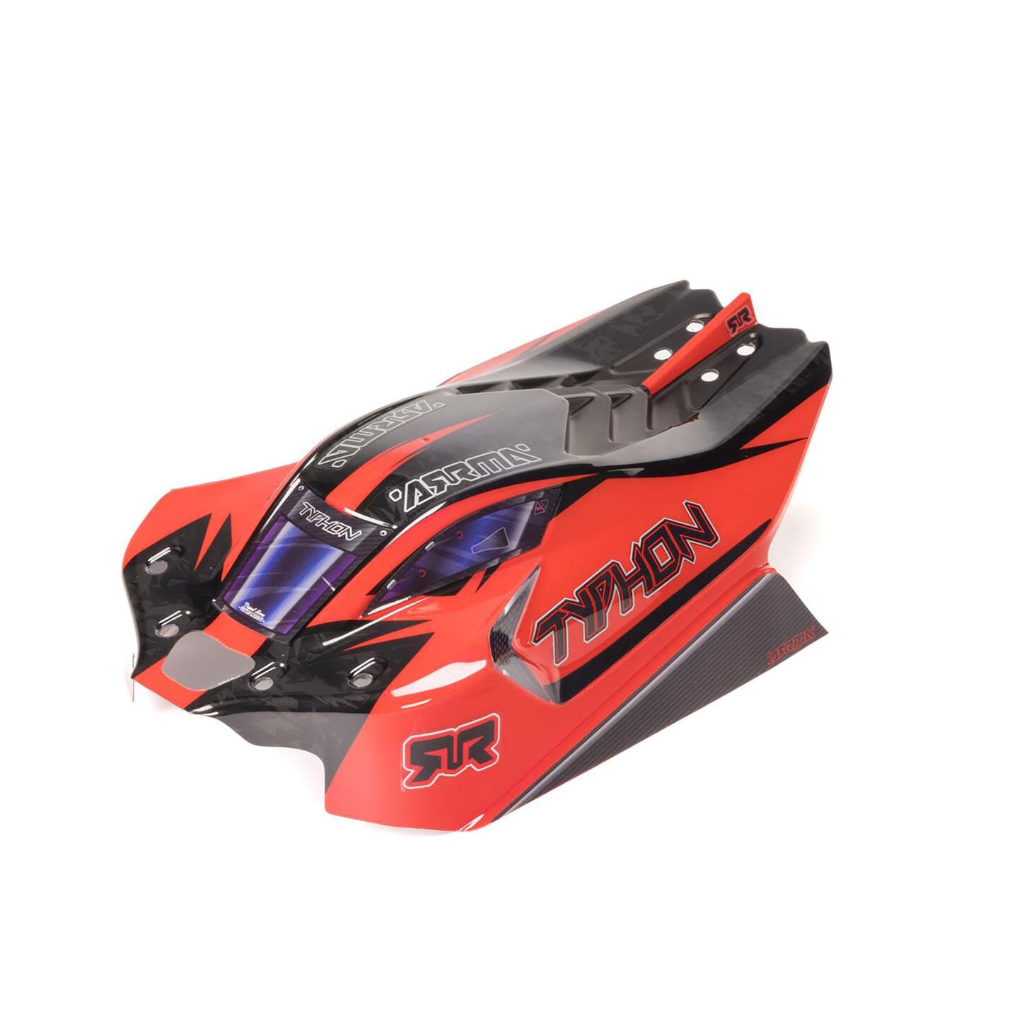 ARRMA ARA-2309 1:8 TYPHON 4X4 Clipless Black Painted Decaled Body