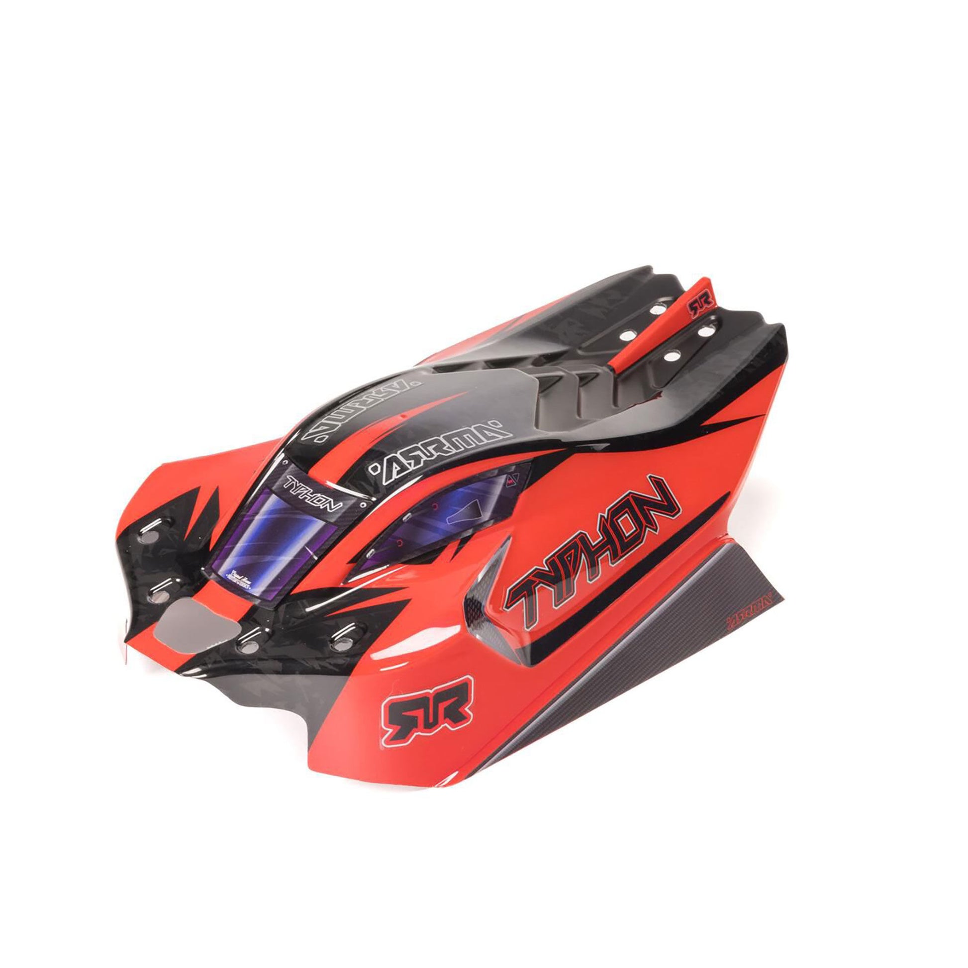 ARRMA ARA-2309 1:8 TYPHON 4X4 Clipless Black Painted Decaled Body