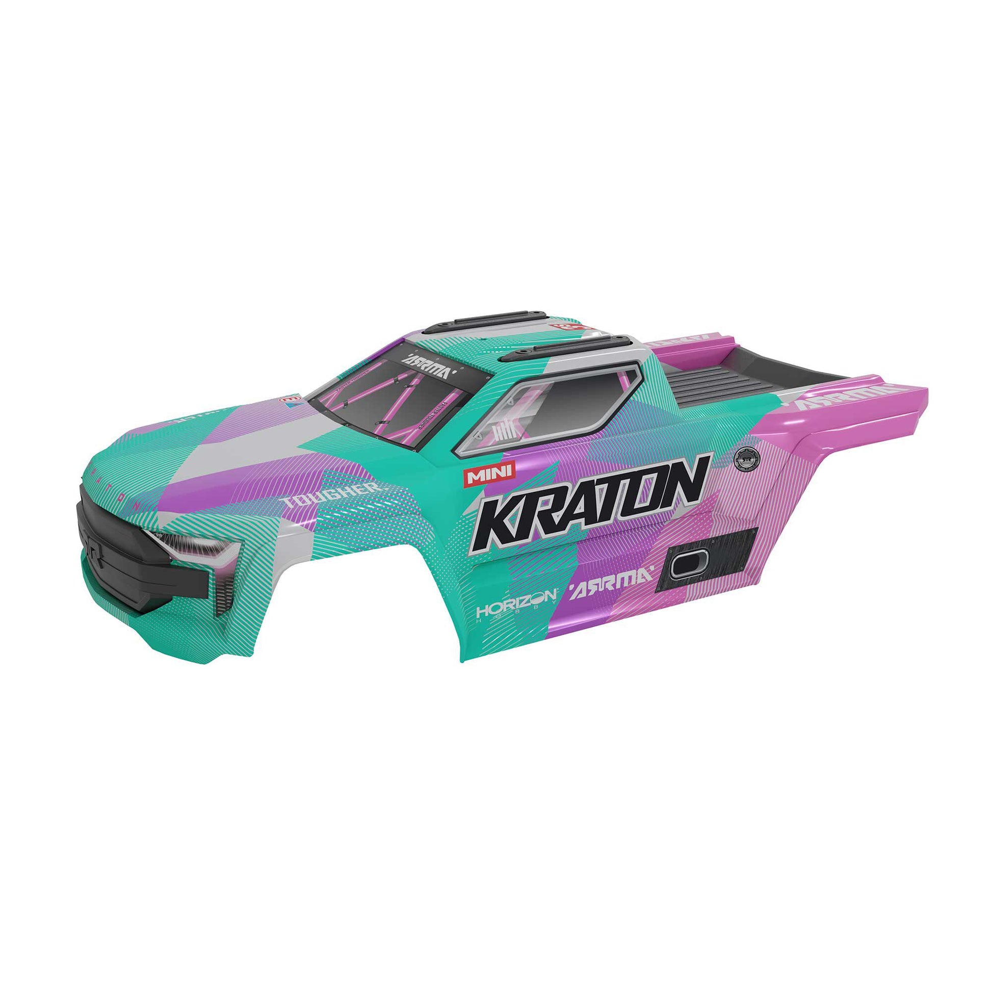 ARRMA ARA-2654 1:16 MINI KRATON Teal/Pink Body