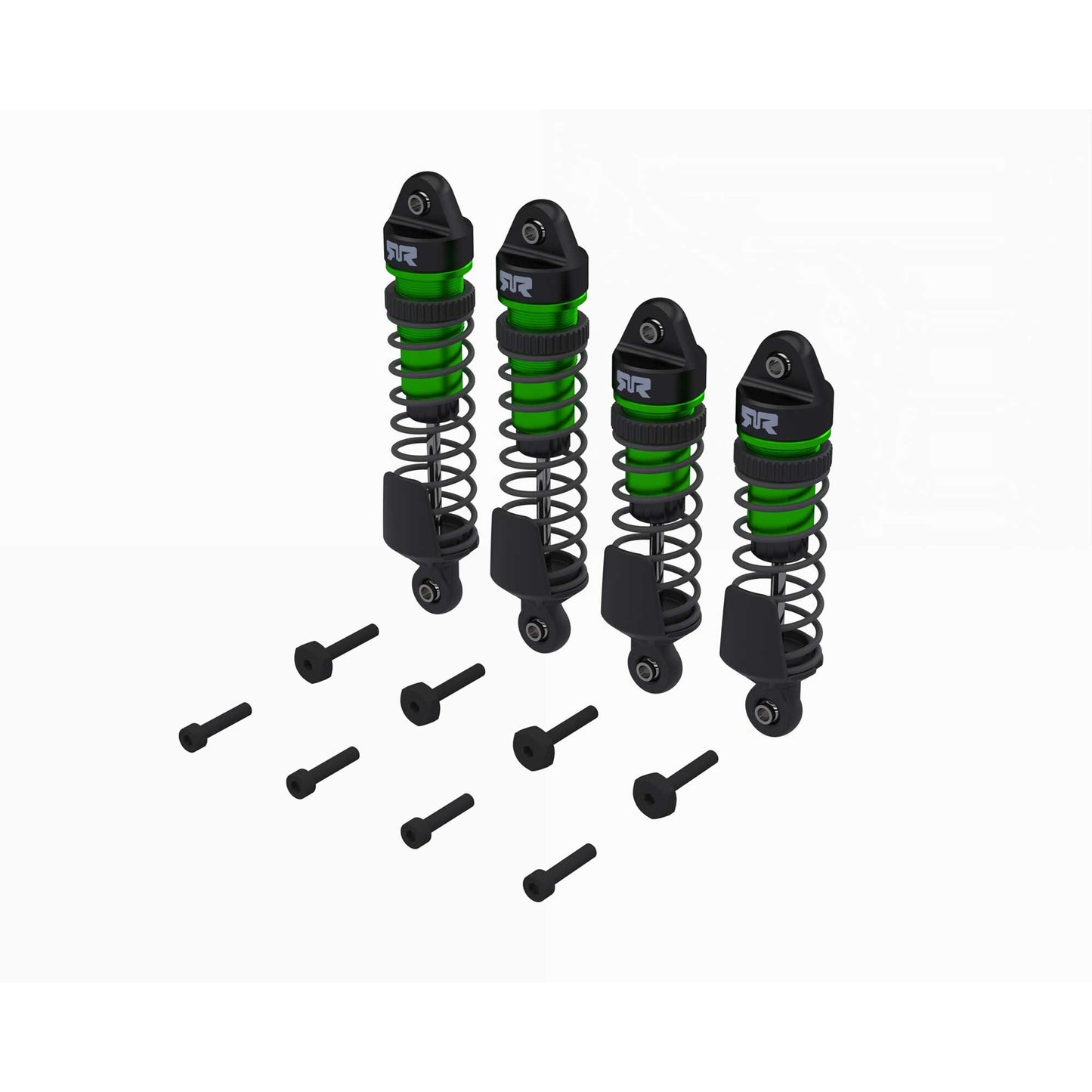 ARRMA ARA-2763 1:16 1300cSt Oil Green Front/Rear Mini Shock Set (Pack of 4)
