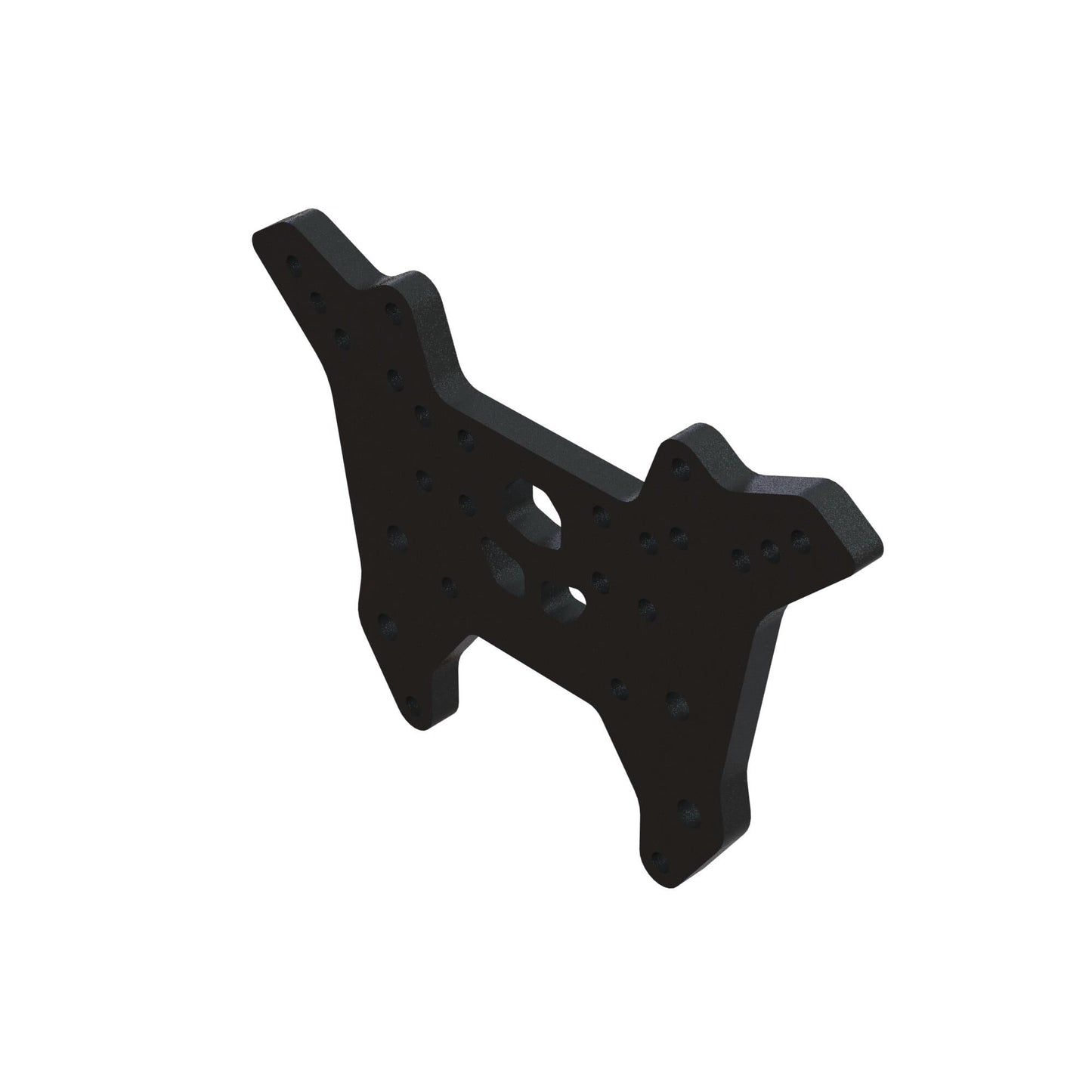 ARRMA ARA320686 Black Aluminum Front Shock Tower