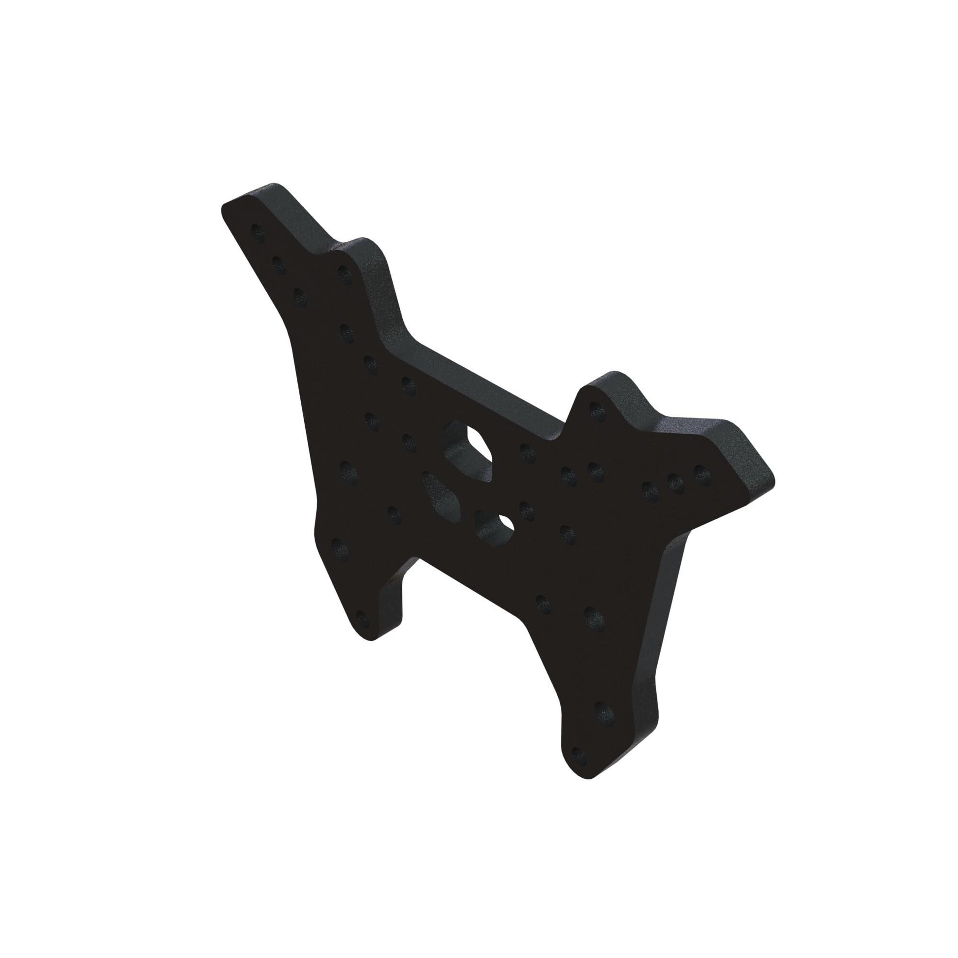 ARRMA ARA320686 Black Aluminum Front Shock Tower