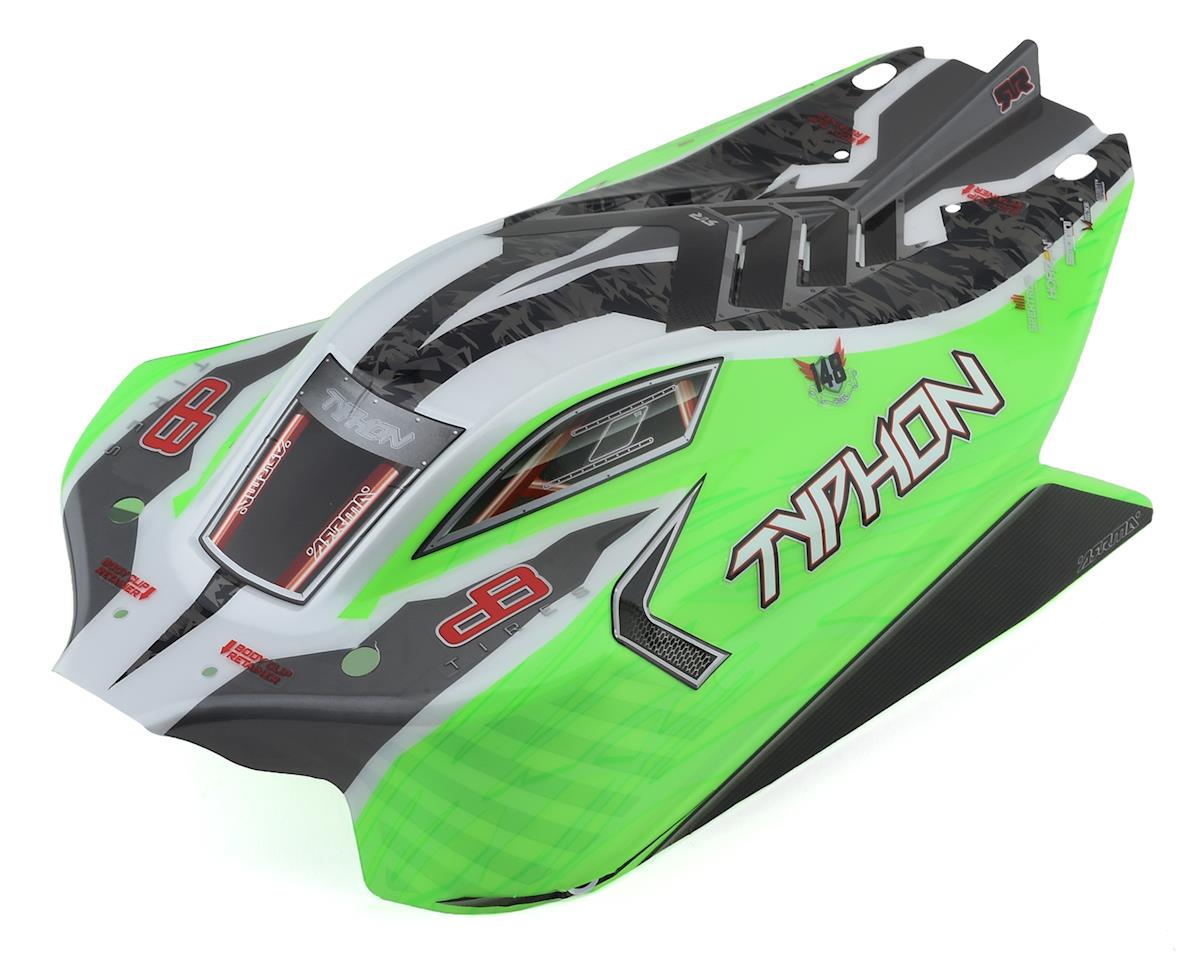 ARRMA ARA402272 Typhon 4x4 Mega Painted Green Decaled Trimmed Body
