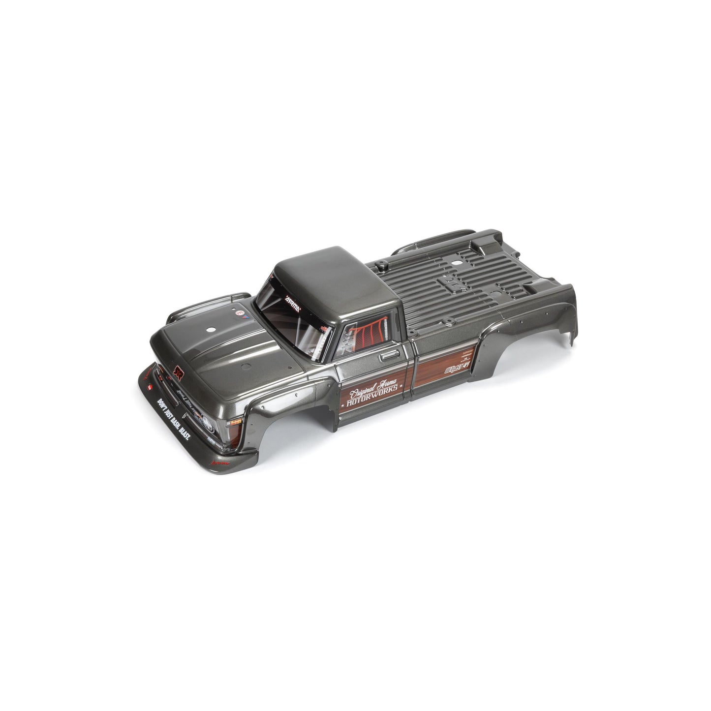 ARRMA 402360 Outcast 4x4 Gunmetal Painted Decaled Trimmed Body
