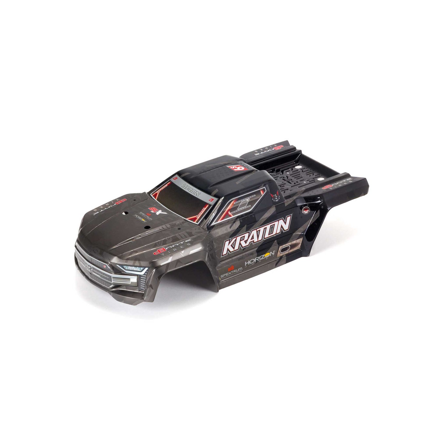 ARRMA ARA406159 KRATON 6S BLX EXB Black Painted, Decaled and Trimmed Body