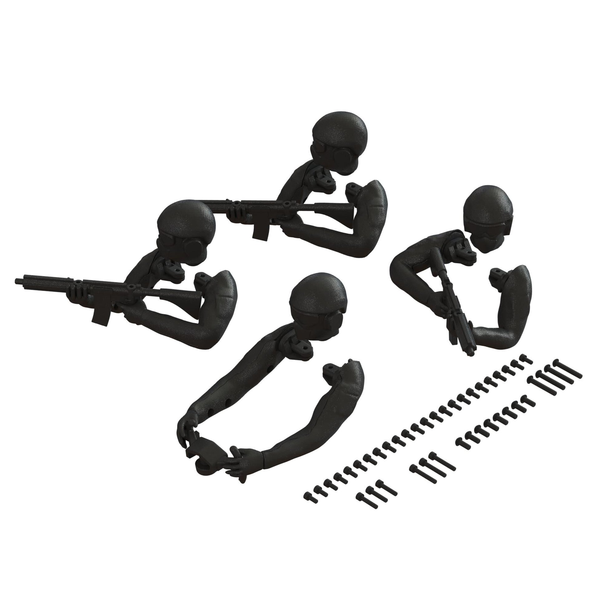 ARRMA ARA480057 Black Driver Figure Set