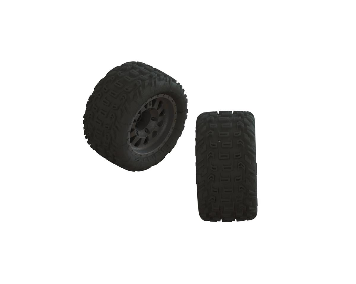 ARRMA ARA550091 dBoots Katar Tire Set Glued (Pack of 2)