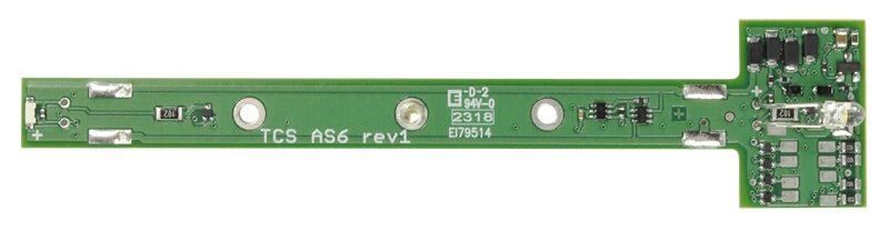 Train Control Systems 1416 AS6 6-Function Drop-In Decoder