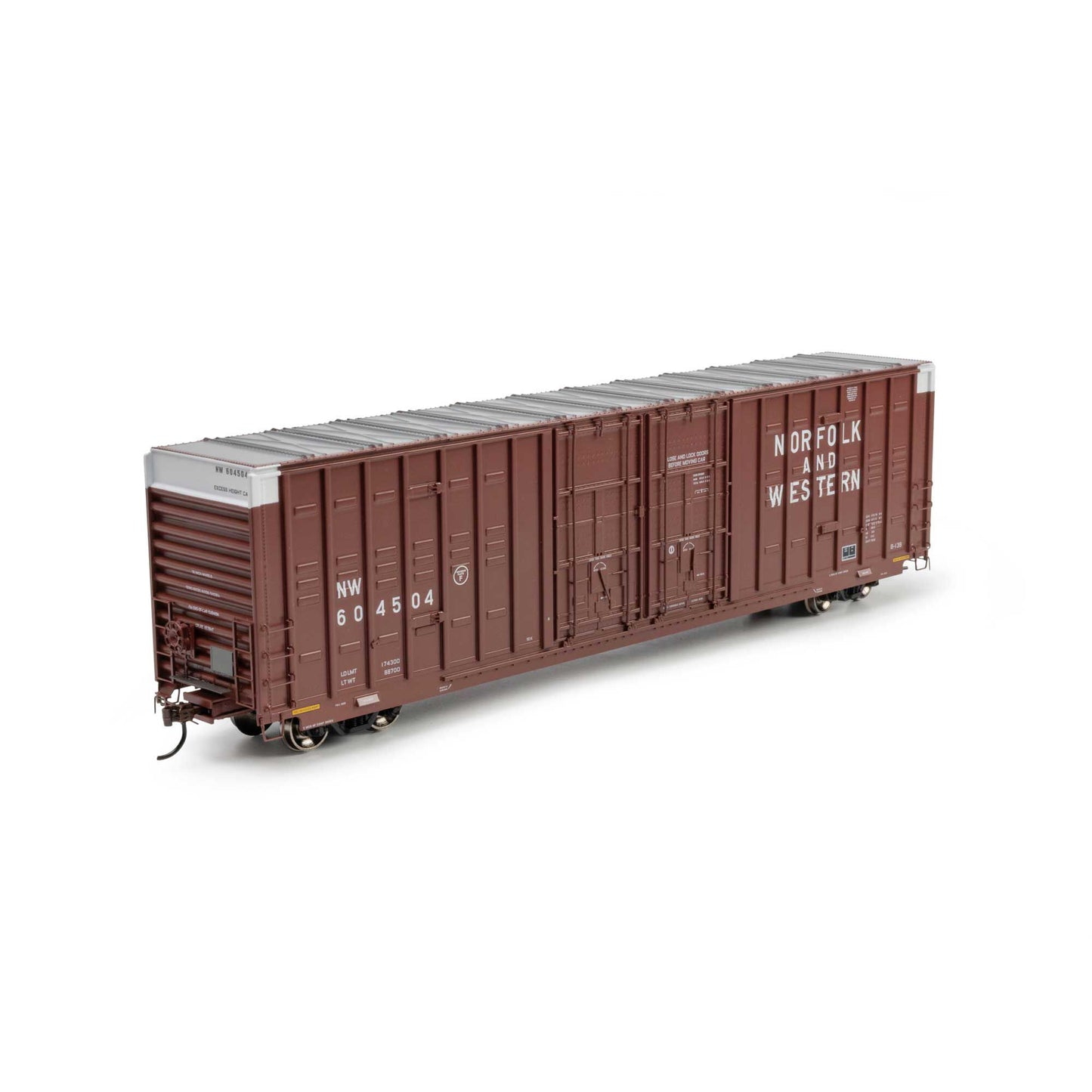 Athearn ATH-2509 HO Norfolk & Western 60' Berwick Boxcar #604504
