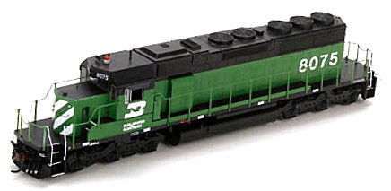 Athearn 98371 HO Burlington Northern SD40-2 Diesel Loco w/DCC & Sound RTR #8075