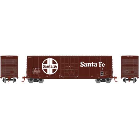 Athearn 1464 N Santa Fe 50' Smooth High Cube Plug Door Boxcar #445101