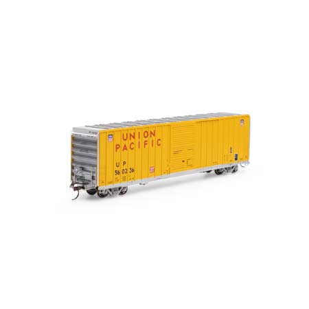 Athearn 16119 HO Union Pacific/Yellow RTR 60' Hi-Cube Ex-Post Boxcar #560236
