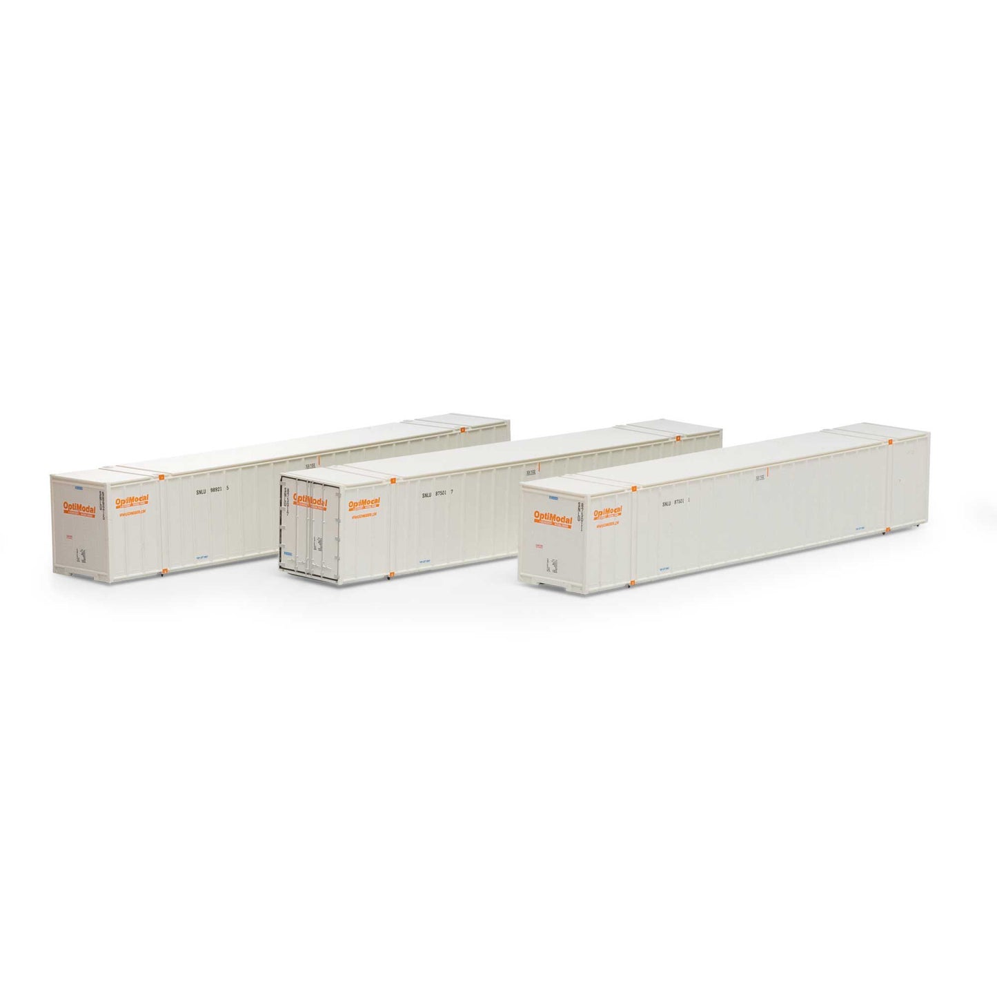 Athearn 17315 N Optimodal 53' Stoughton Containers #2 (Set of 3)