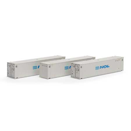 Athearn 17892 N NOL 45' Container #1 (Set of 3)