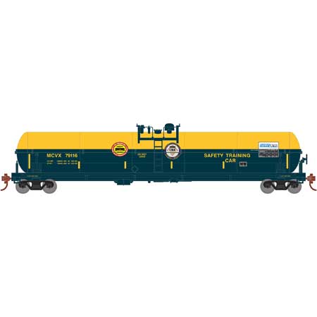 Athearn 18007 HO Safety Training/MCVX 62' Tank Car #79116