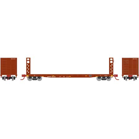 Athearn 24302 N BNSF GSC 53' Bulkhead Flat Car #552149