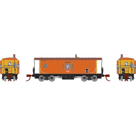 Athearn 24332 N Milwaukee Road Bay Window Caboose #992217